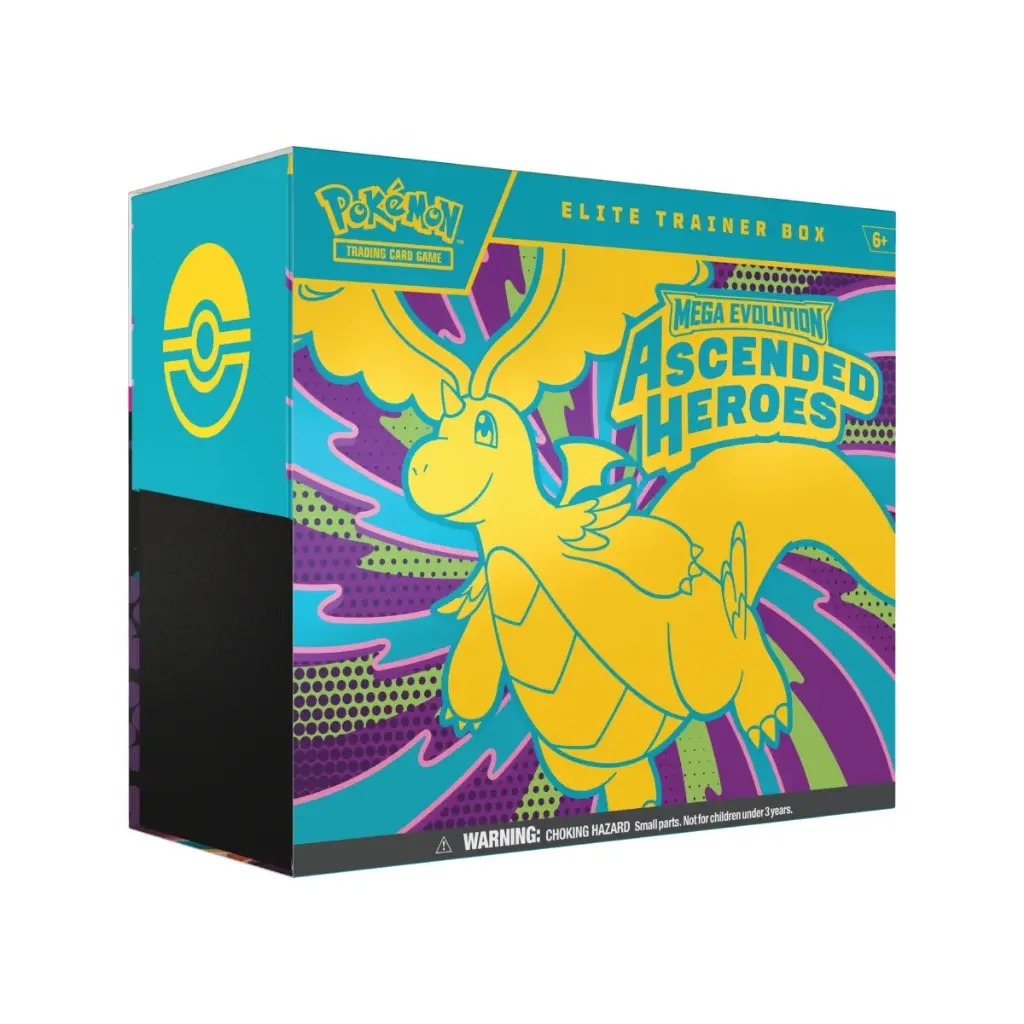 Pokémon TCG: Mega Evolutions – Ascended Heroes Elite Trainer Box – Dragonite